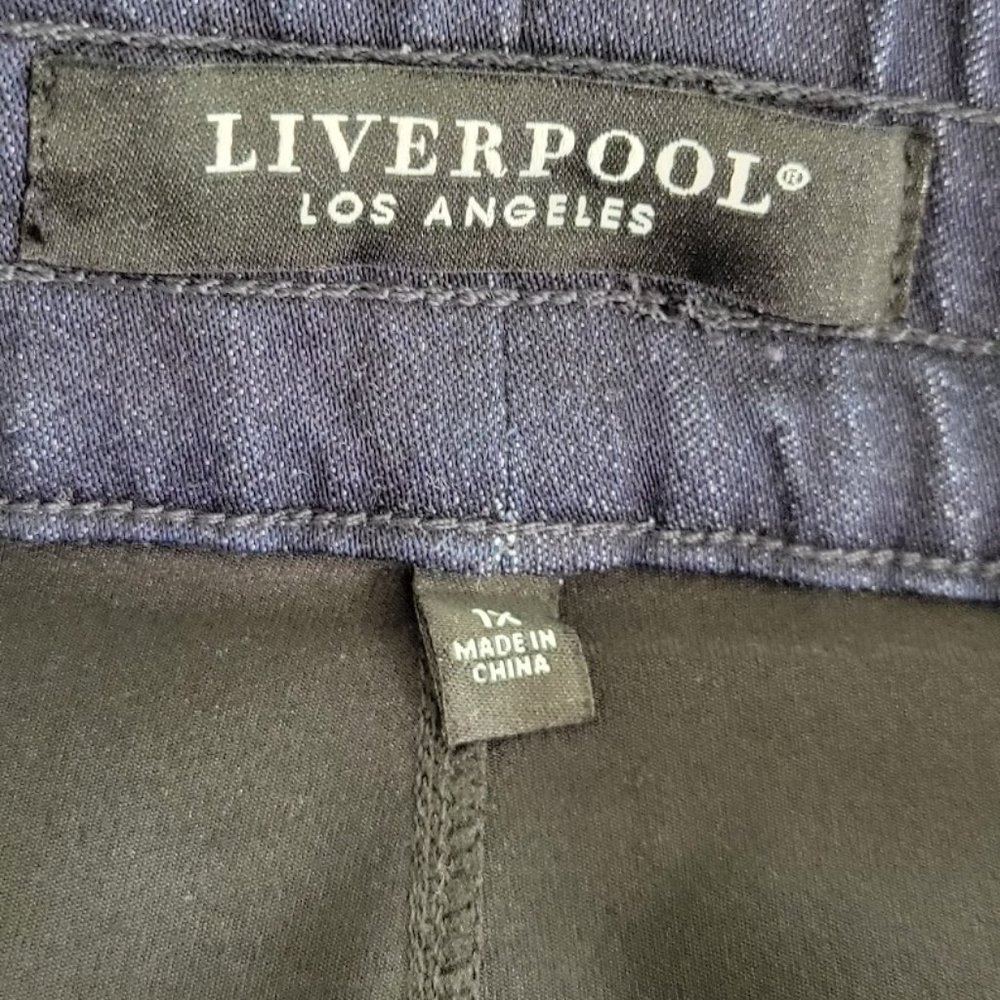 LIVERPOOL Indigo pull on skort Sz 1X NEW - Picture 6 of 8
